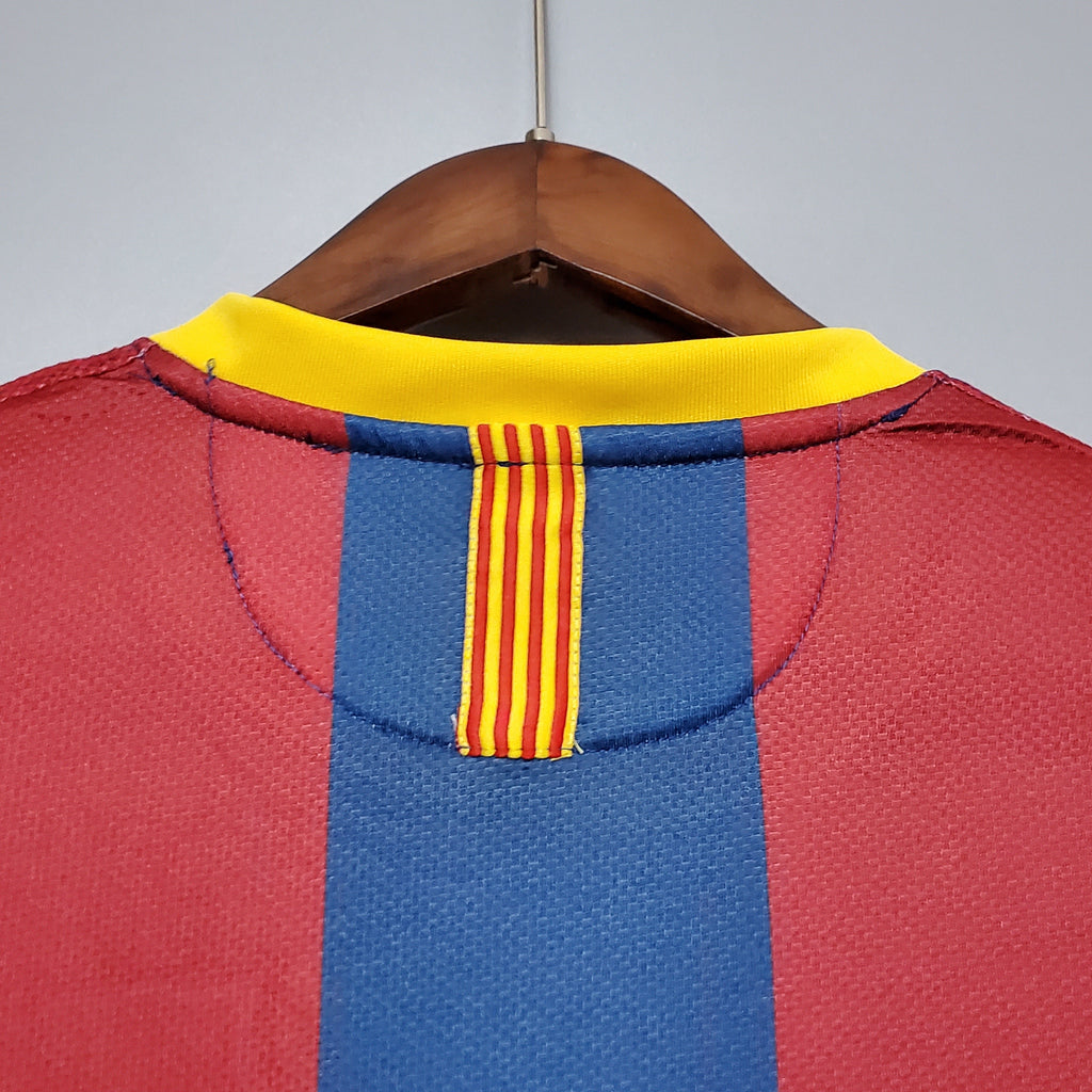 Camisa Barcelona Titular 10/11 - Versão Retro
